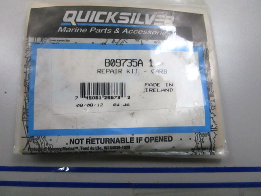 *NEW OEM* 0810 Mercury Quicksilver Carburetor Repair Kit 809735A1