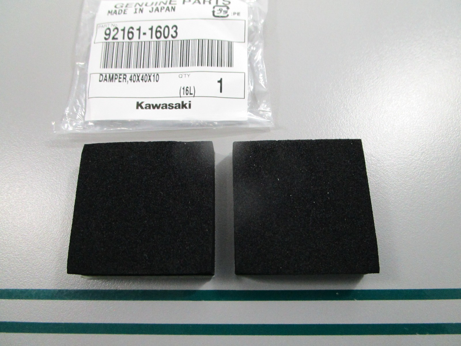 NEW OEM (LOT OF 2) 92161-1603 Kawasaki Damper 0810