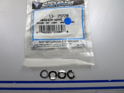 *NEW OEM* (LOT OF 4) 0810 Mercury Quicksilver Wave Washer 13-29720