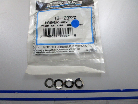 *NEW OEM* (LOT OF 4) 0810 Mercury Quicksilver Wave Washer 13-29720
