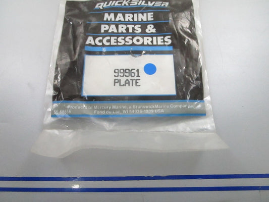 *NEW OEM* 0810 Mercury Quicksilver Plate 99961