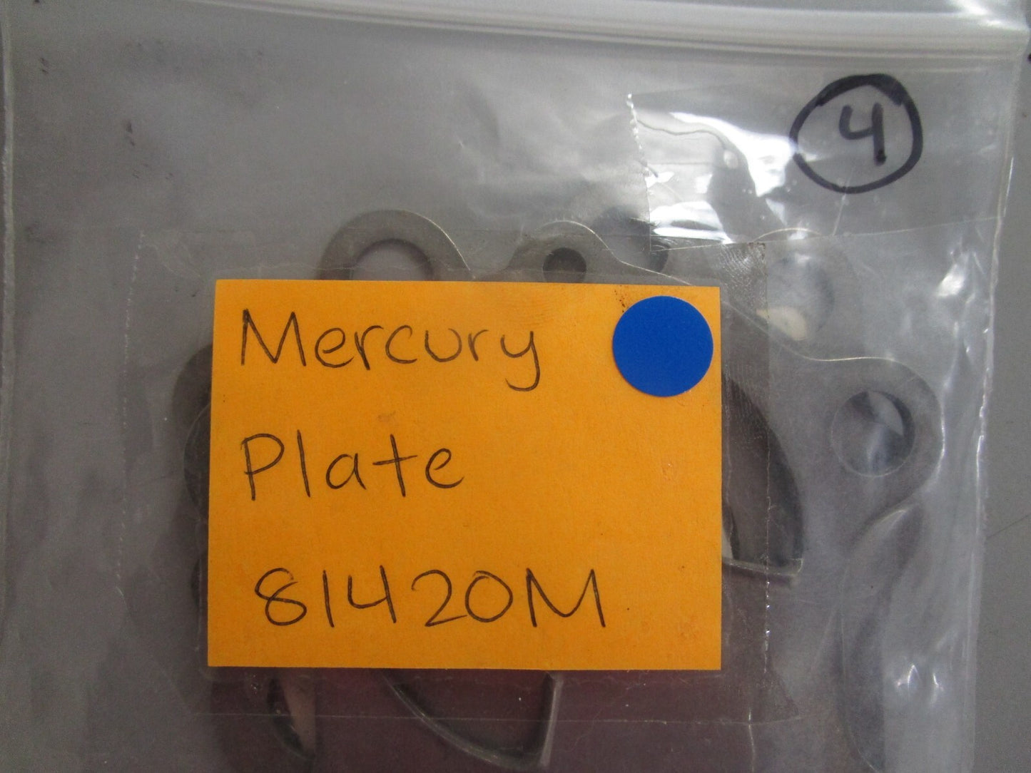 *NEW OEM* 0810 Mercury Quicksilver Plate 81420M