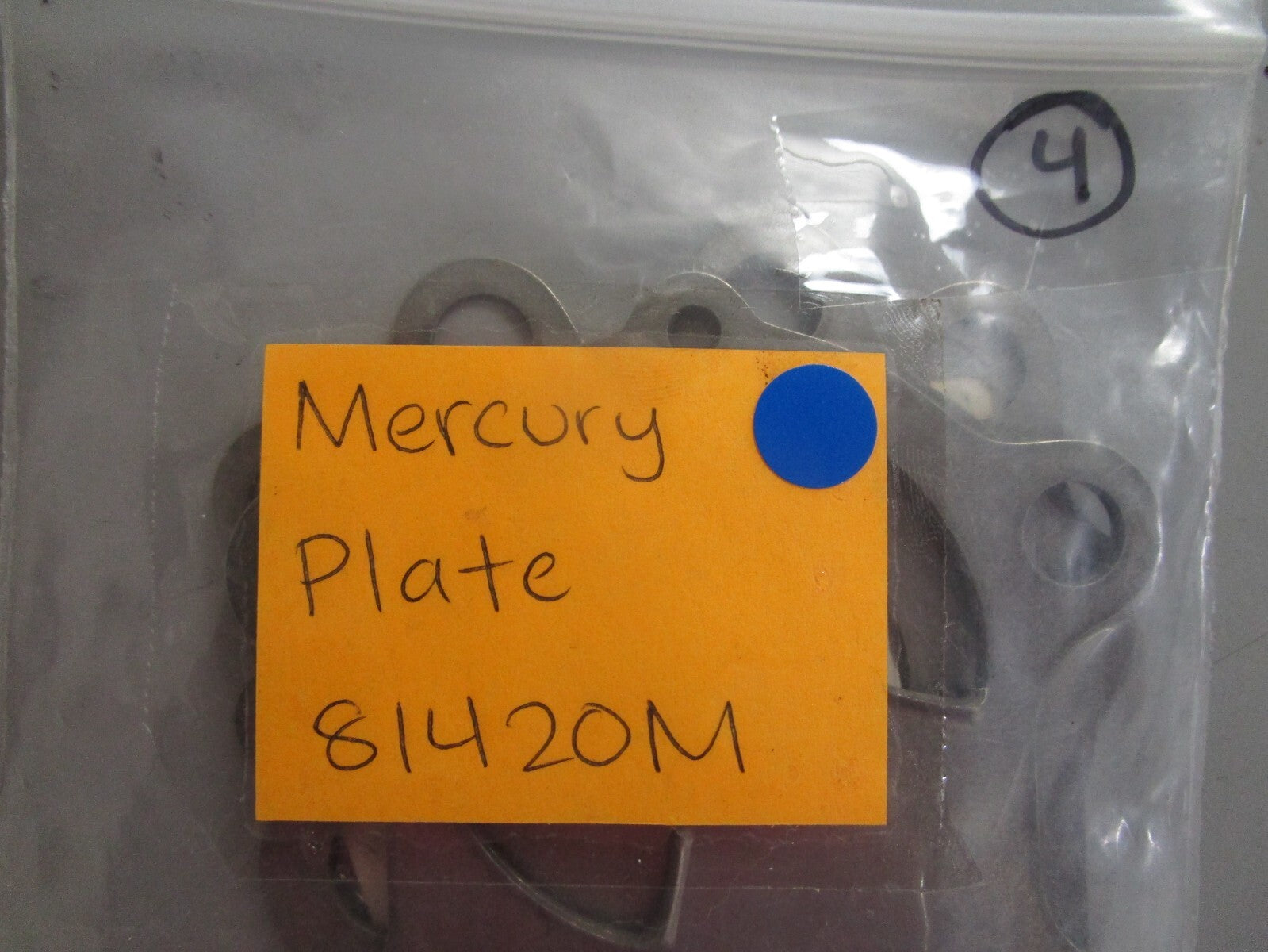 *NEW OEM* 0810 Mercury Quicksilver Plate 81420M