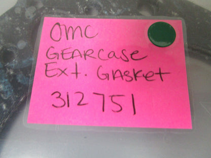 NEW OEM (LOT OF 2) 312751 0312751 OMC Johnson Evinrude Gearcase Ext. Gasket 0810