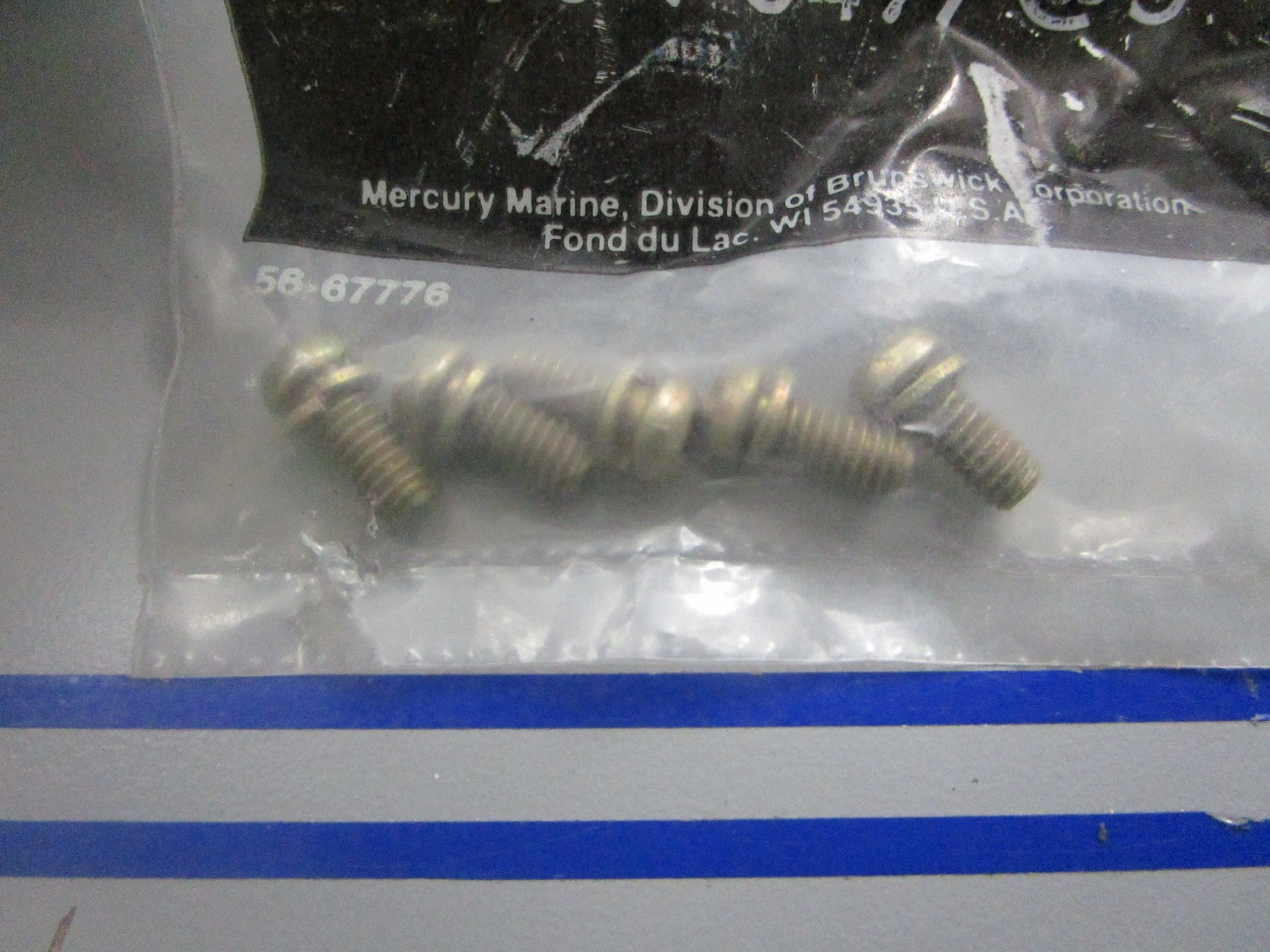 *NEW OEM* (LOT OF 5) 0810 Mercury Quicksilver Screw 10-76497
