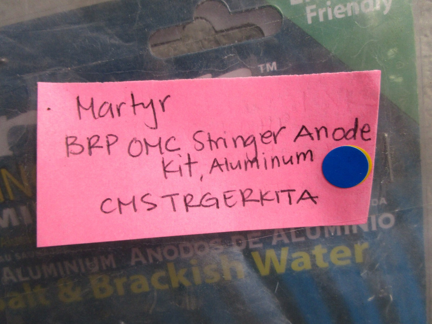 *NEW* 0820 Martyr BRP OMC Stringer Anode Kit, Aluminum CMSTRGERKITA