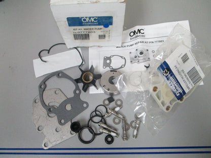 NEW OEM 777803 0777803 OMC Johnson Evinrude Water Pump Kit Assembly 0720
