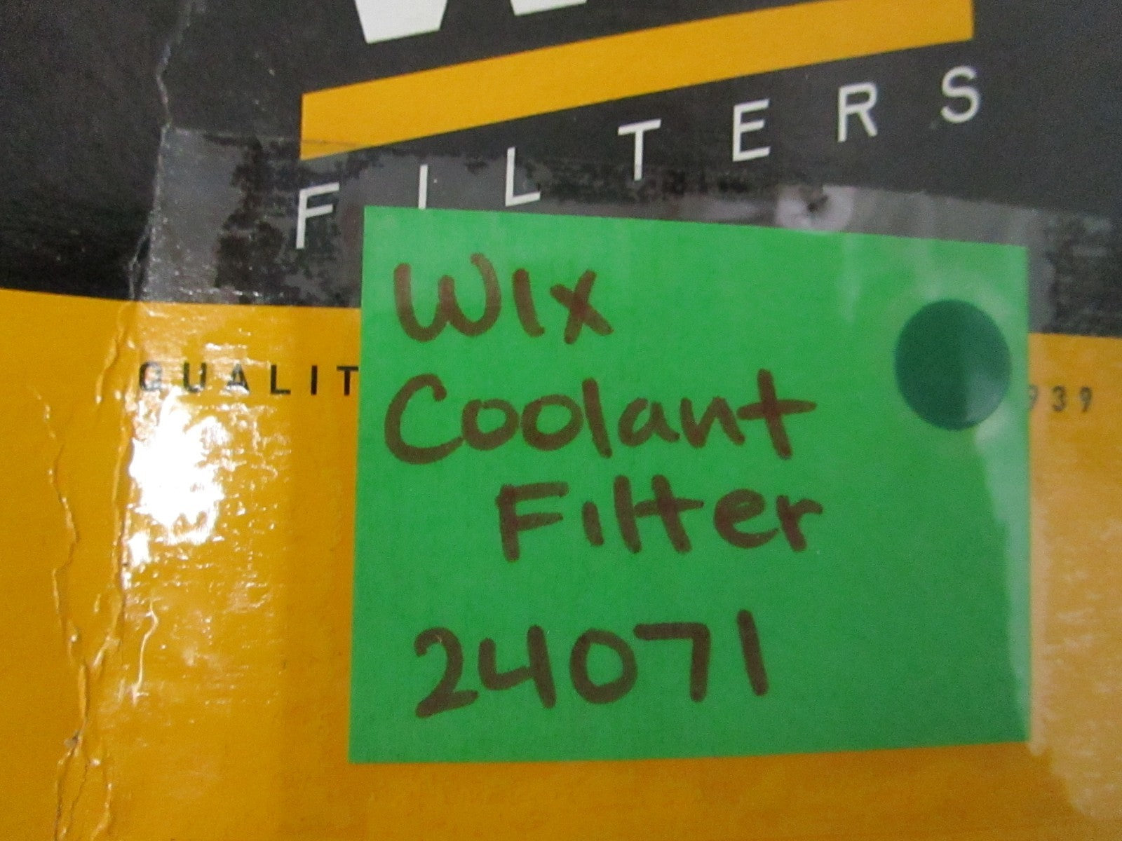 NEW 24071 WIX Coolant Filter 0810