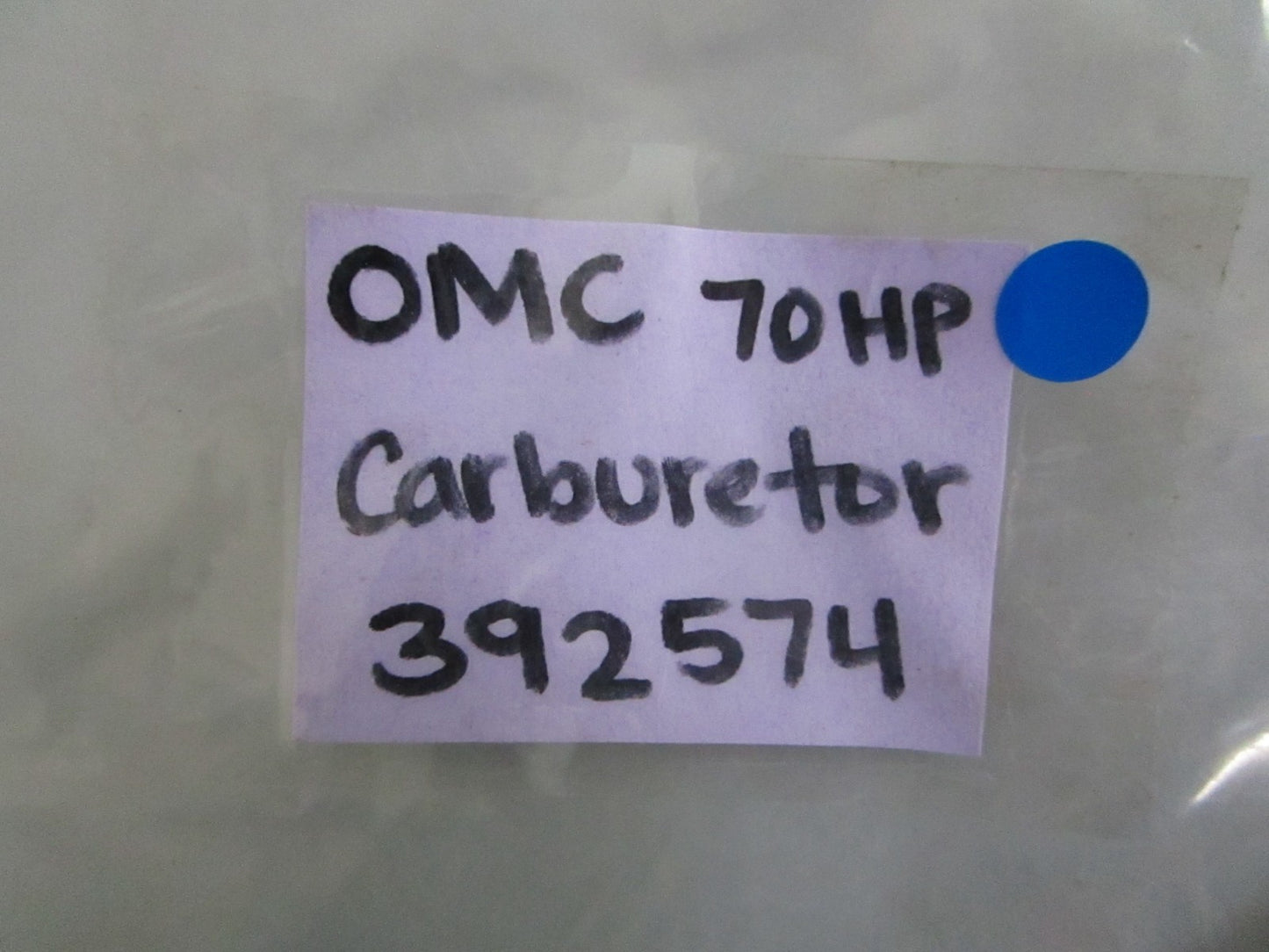 NEW OEM 392574 0392574 OMC Johnson Evinrude 70HP Carburetor 0820