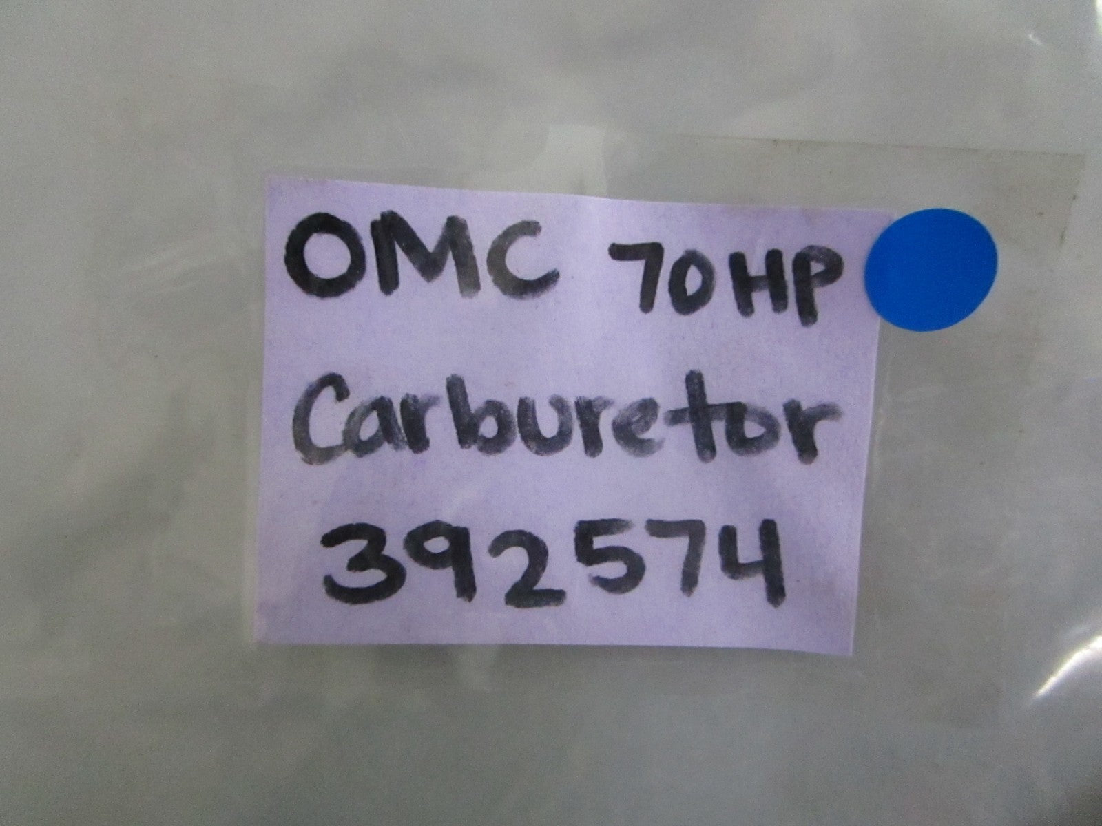 NEW OEM 392574 0392574 OMC Johnson Evinrude 70HP Carburetor 0820
