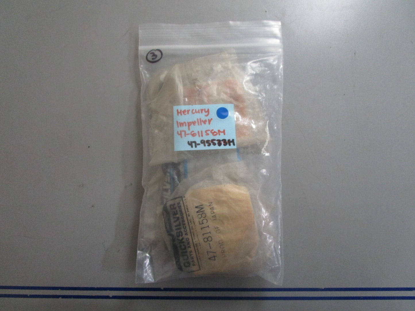 *NEW OEM* 0810 Mercury Quicksilver Impeller 47-81158M 47-95533M