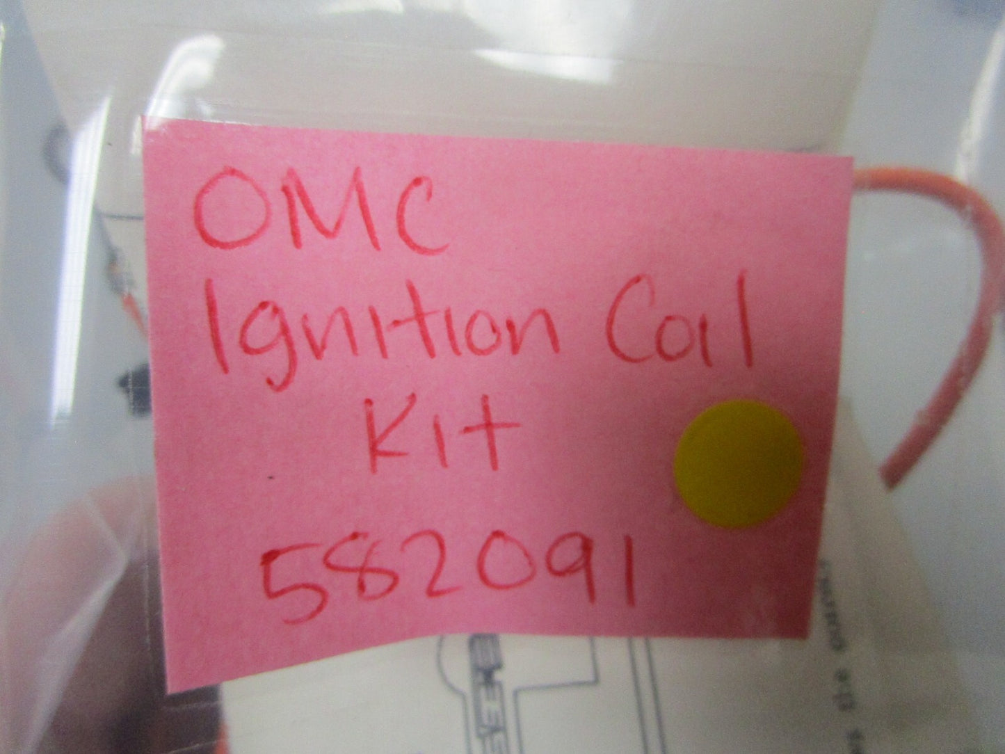 *NEW OEM* 0810 OMC Johnson Evinrude Ignition Coil Kit 582091 0582091