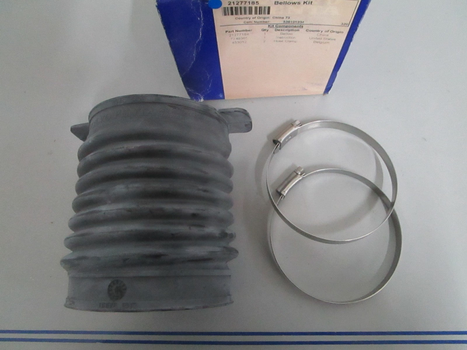 NEW OEM 21277185 Volvo Penta Bellows Kit 0820