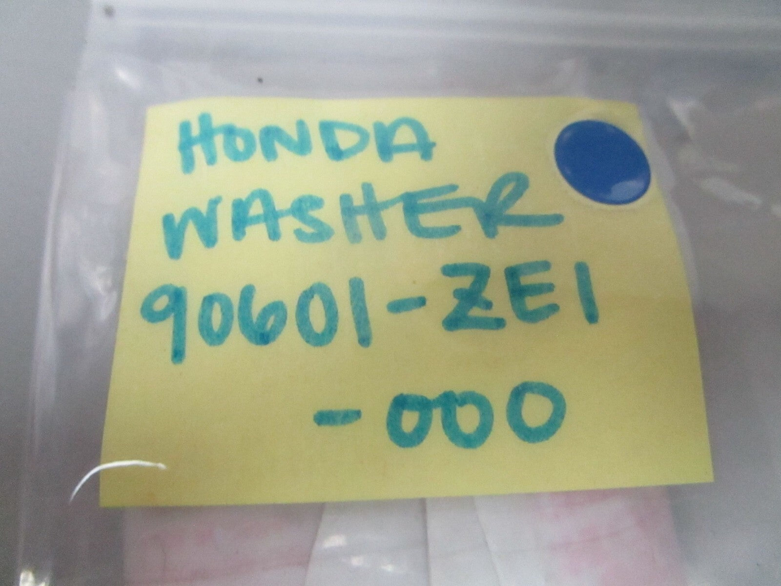 *NEW OEM* (LOT OF 2) 0770 Honda Washer 90601-ZE1-000