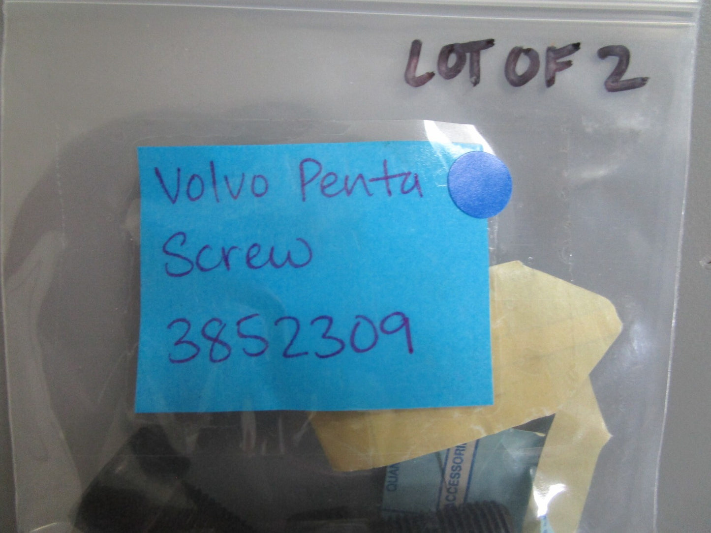 *NEW OEM* (LOT OF 2) 0810 Volvo Penta Screw 3852309