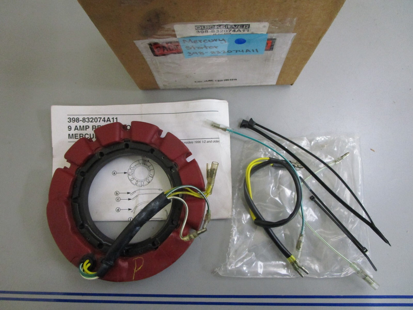 *NEW OEM* 0820 Mercury Quicksilver Stator 398-832074A11