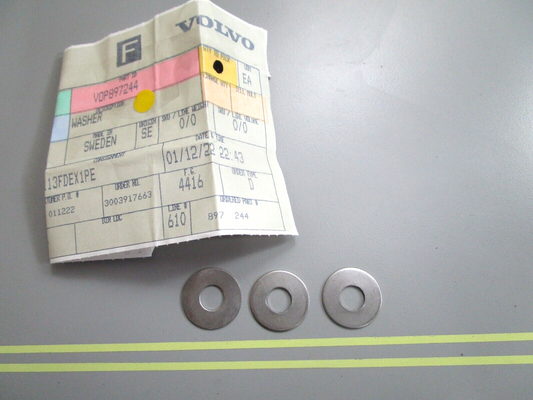 *NEW OEM* (LOT OF 3) 0750 Volvo Penta WASHER 897244