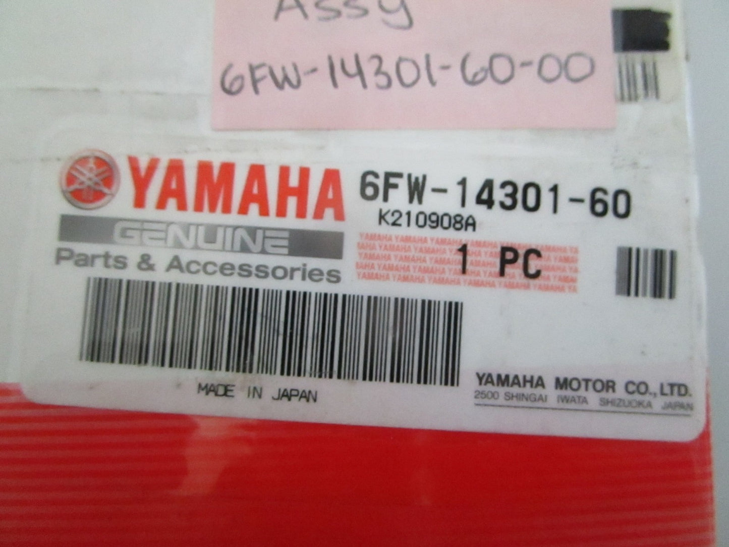 NEW OEM 6FW-14301-60-00 Yamaha Carburetor Assy 0820