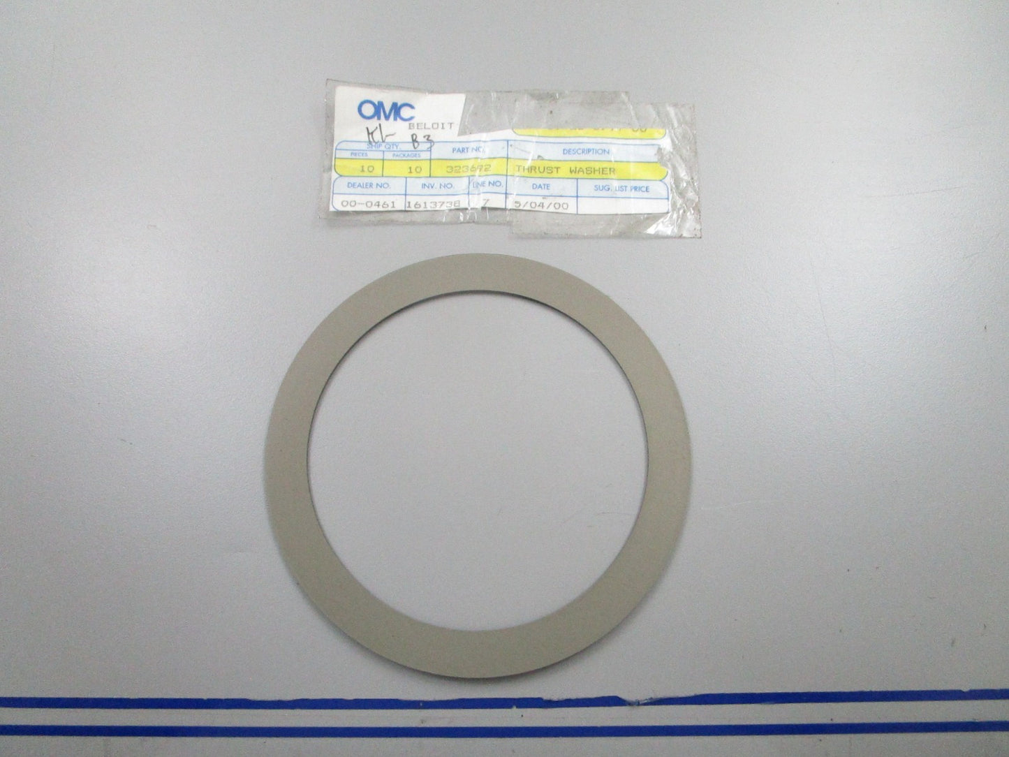 *NEW OEM* 0810 OMC Johnson Evinrude Thrust Washer 323692 0323692