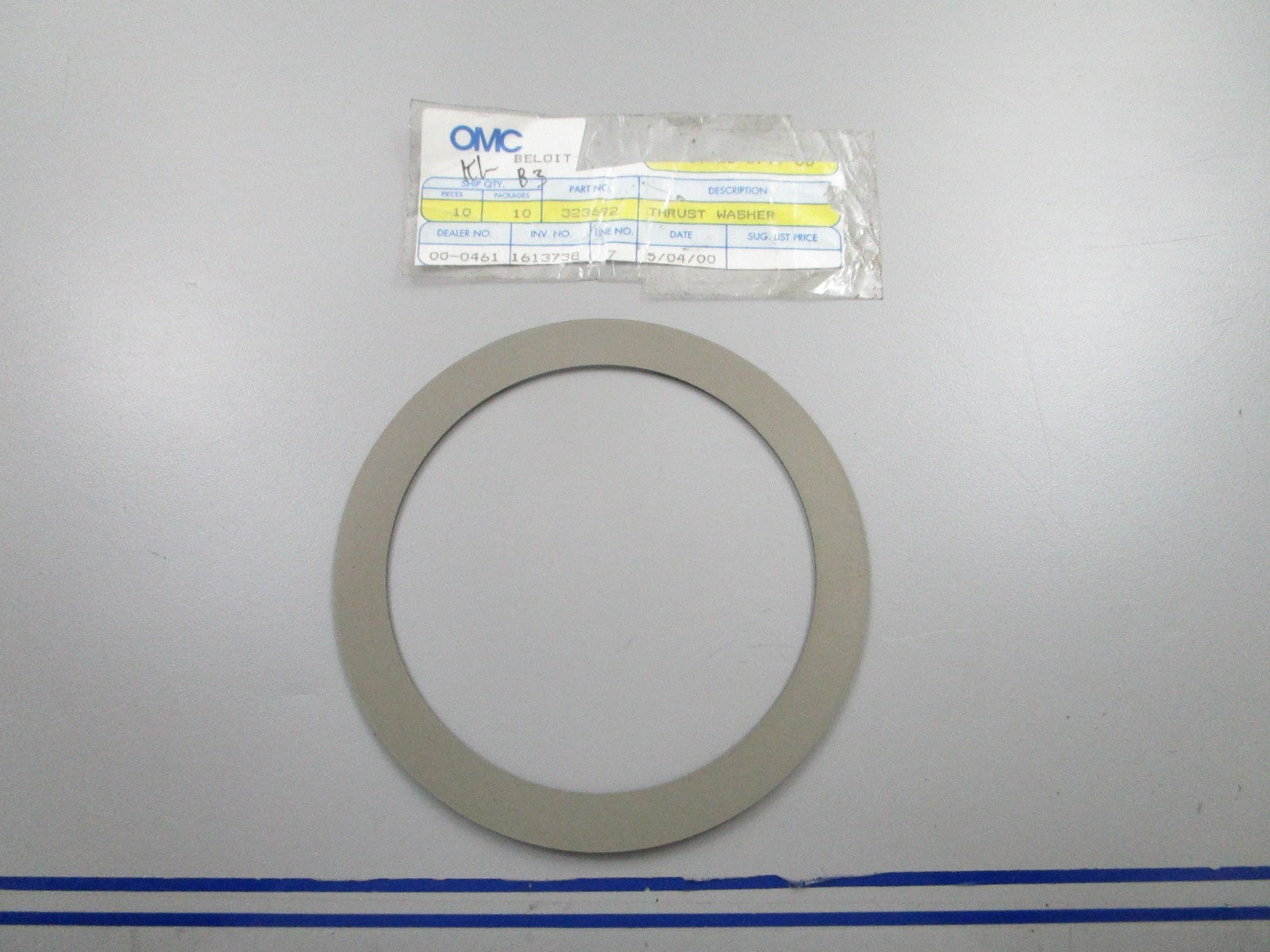 *NEW OEM* 0810 OMC Johnson Evinrude Thrust Washer 323692 0323692