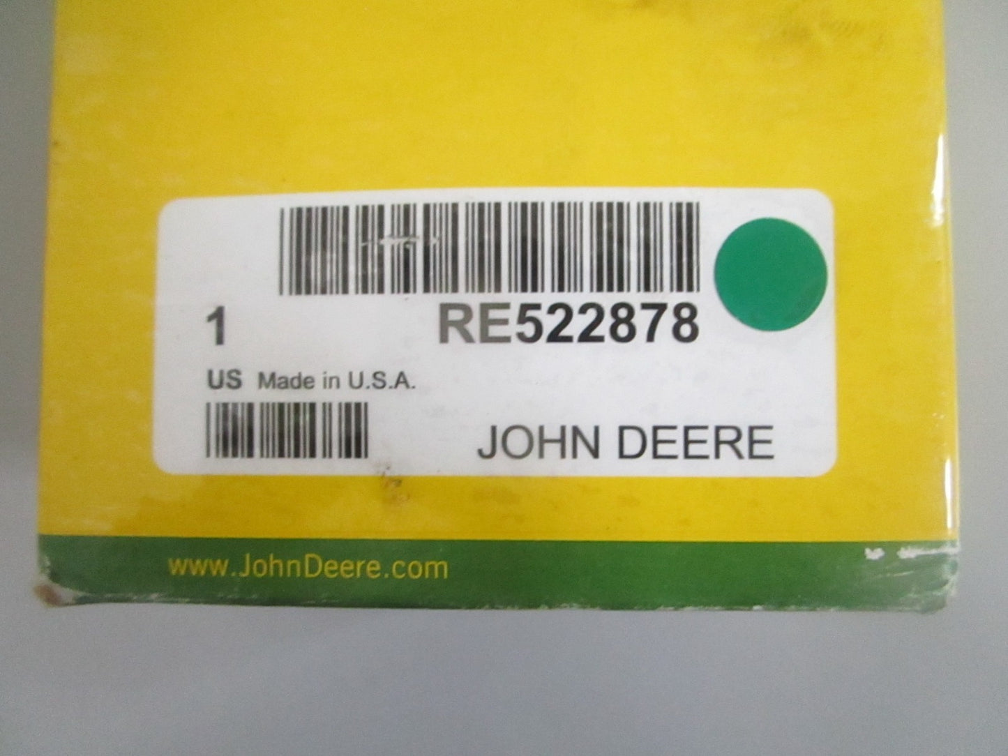 John Deere RE522878 Final Fuel Filter Element NEW OEM 0820