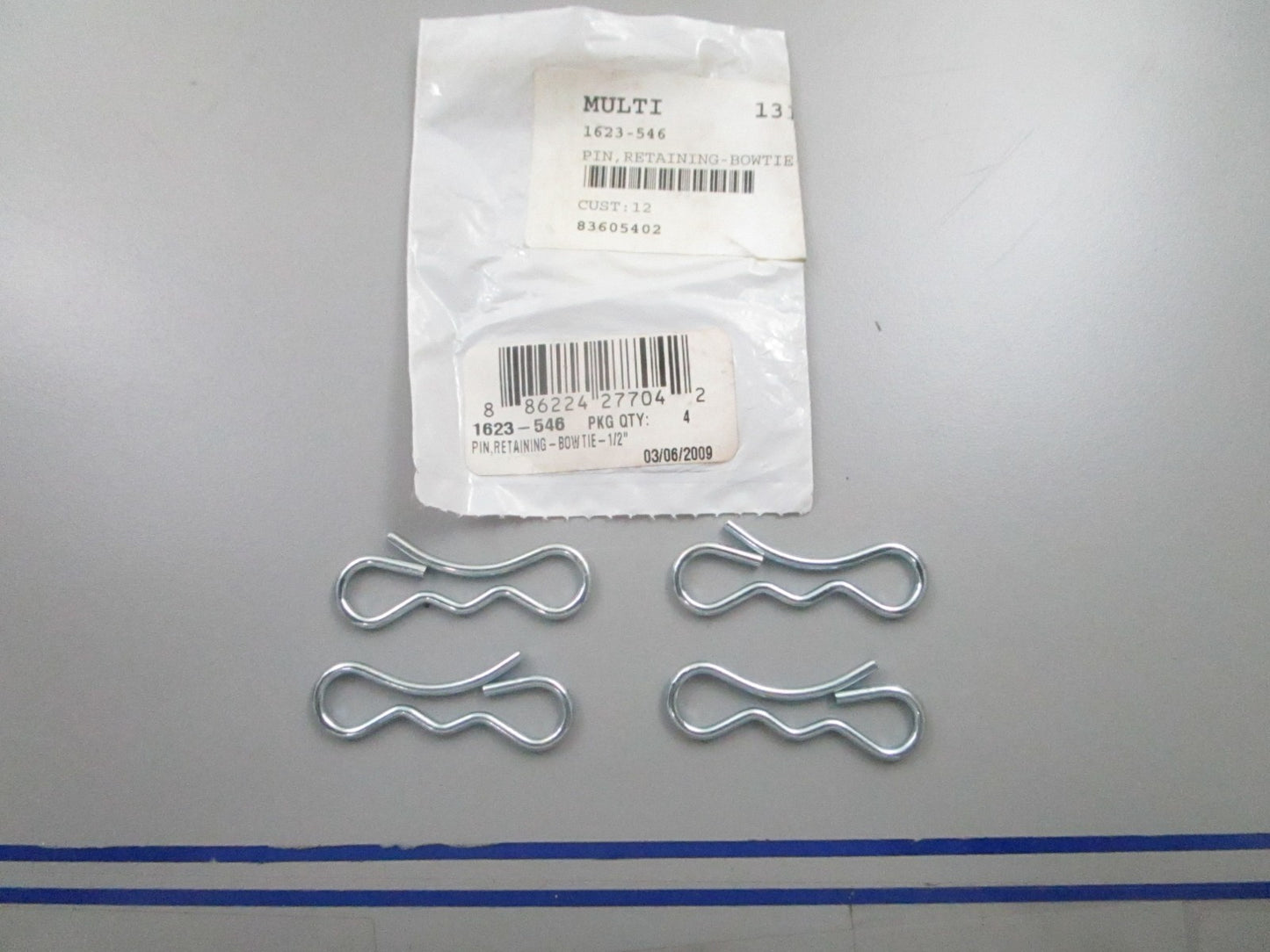 *NEW OEM* (LOT OF 4) 0810 Arctic Cat Bowtie Retaining Pin 1623-546