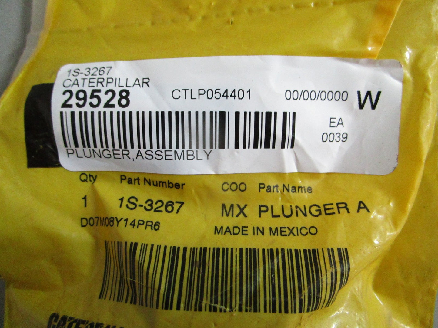 NEW OEM 1S-3267 CAT Plunger Assy 0820