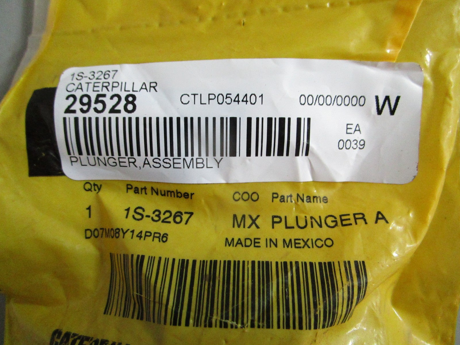 NEW OEM 1S-3267 CAT Plunger Assy 0820