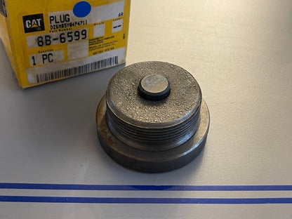 NEW OEM 8B-6599 CAT Caterpillar Magnetic Drain Plug 0720