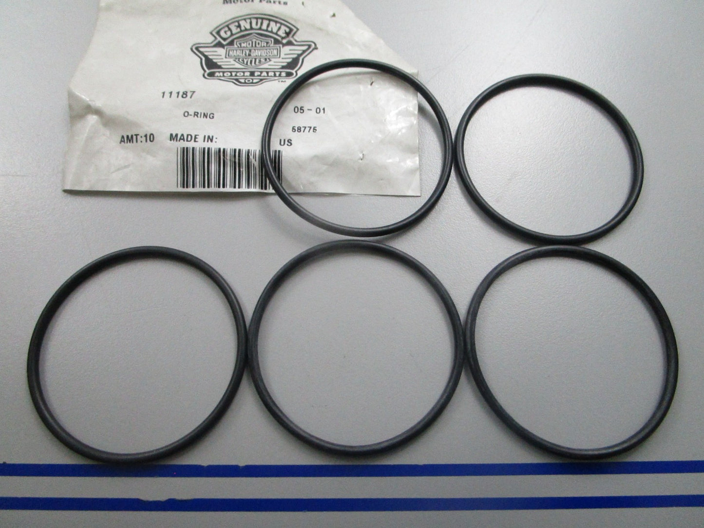 *NEW OEM* (LOT OF 5) 0810 Harley Davidson O-Ring 11187