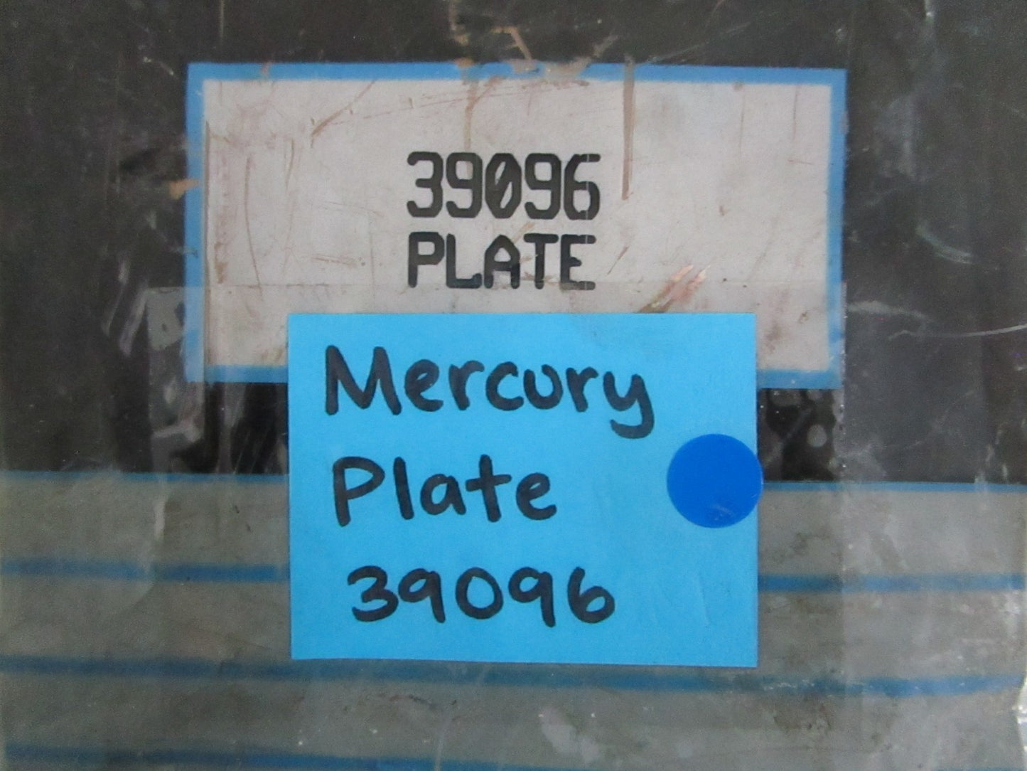 NEW OEM 39096 Mercury Quicksilver Plate 0820