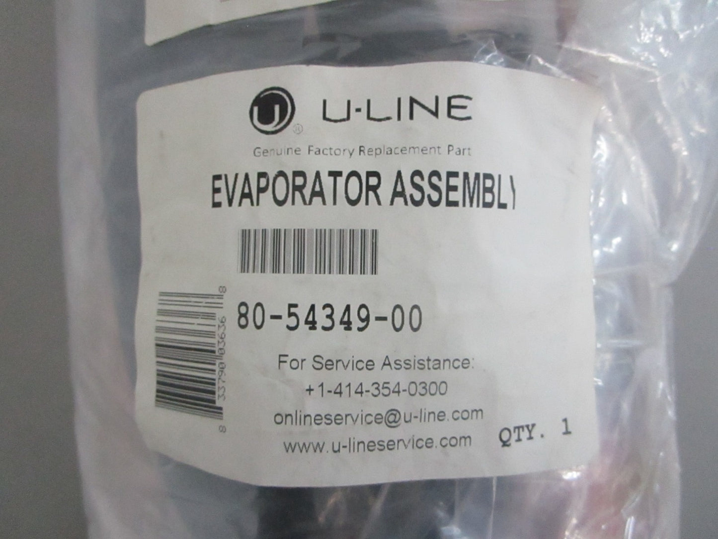 *NEW OEM* 0820 U-Line Evaporator Assy 80-54349-00