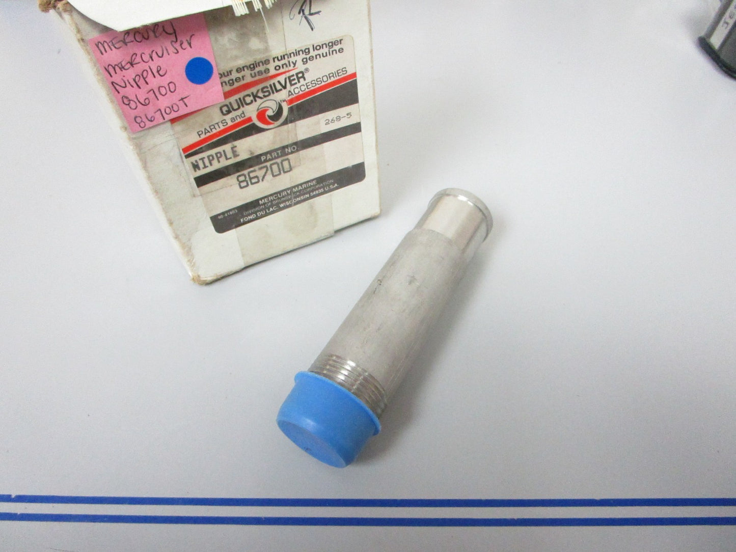 NEW OEM 86700 86700T Mercury Quicksilver Nipple 0720