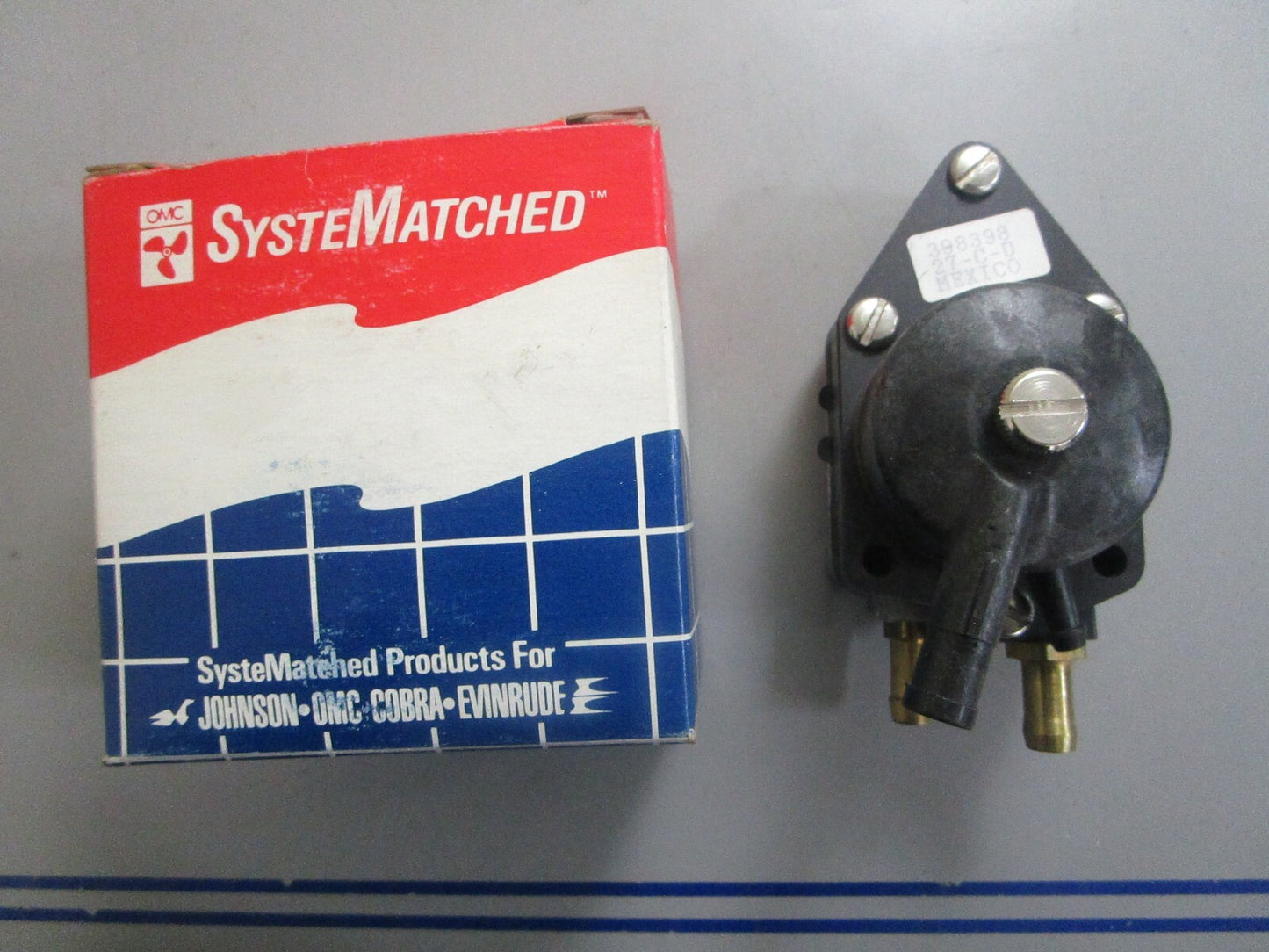 *NEW OEM* 0810 OMC Johnson Evinrude Vintage Fuel Pump Ay 398398 438554