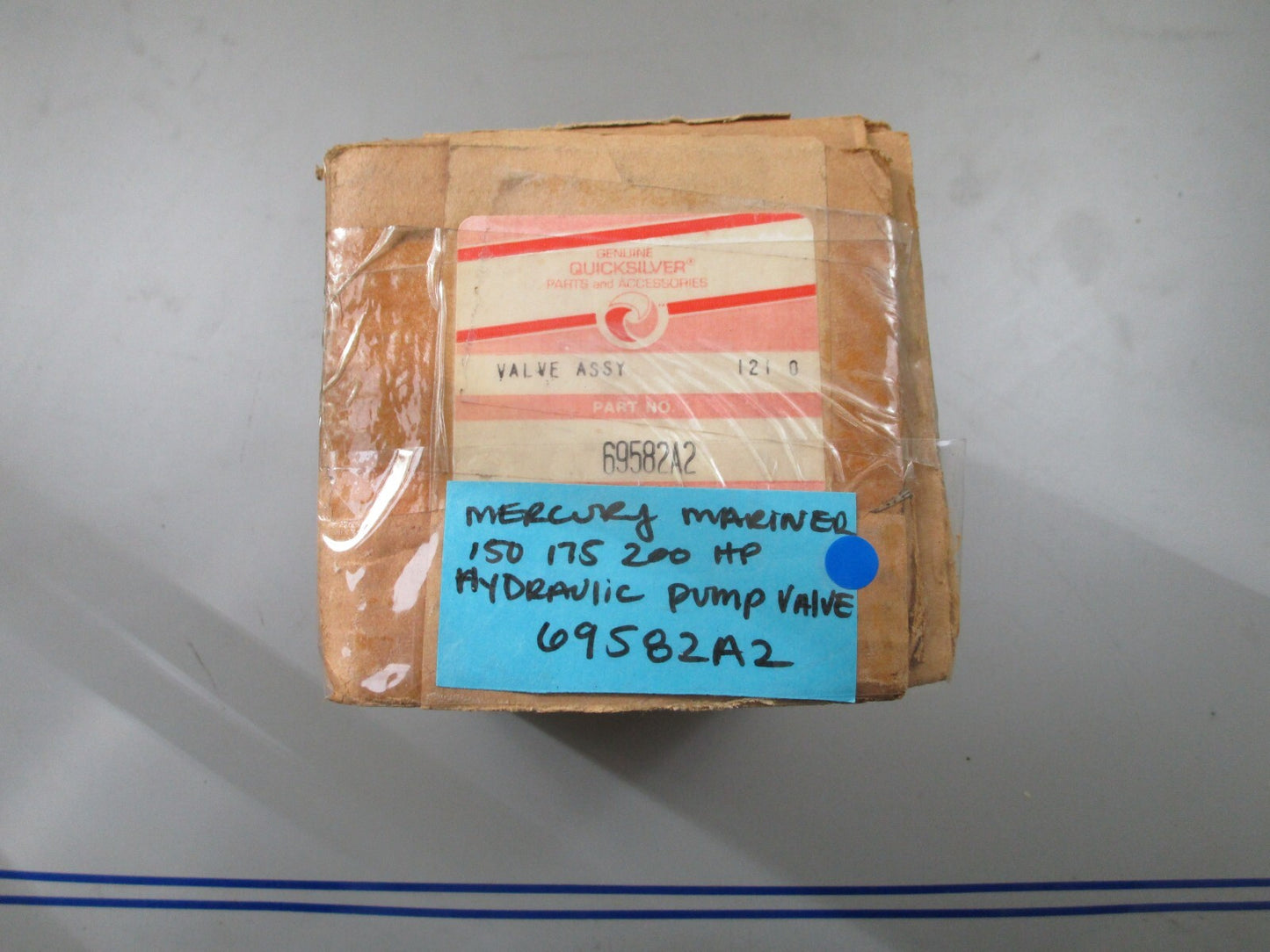 *NEW OEM* 0820 Mercury MerCruiser 150 175 200HP Hydraulic Pump Valve 69582A2