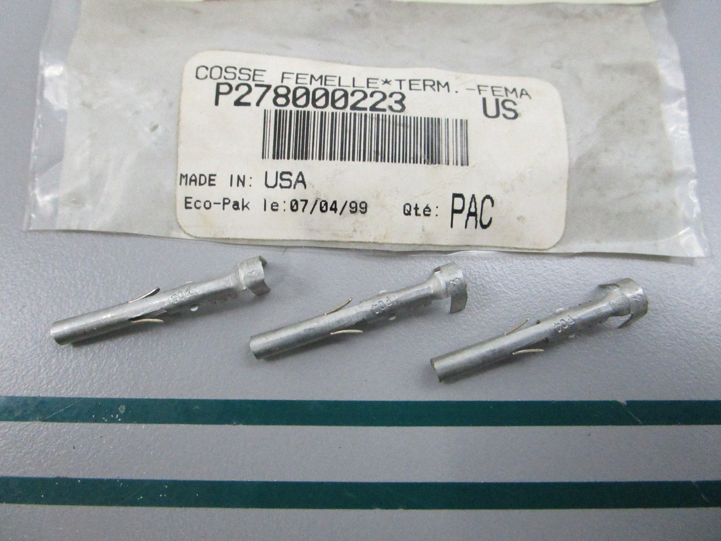 NEW (LOT OF 3) 278000223 Ski-Doo Female Terminal 0810