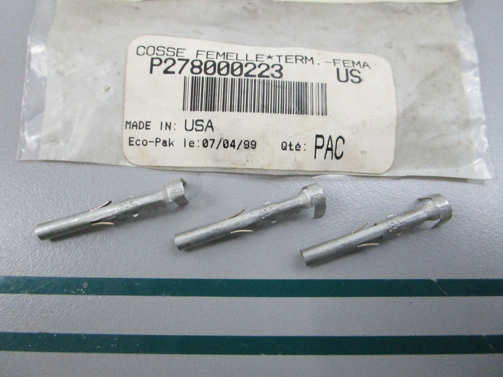 NEW (LOT OF 3) 278000223 Ski-Doo Female Terminal 0810