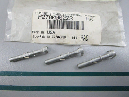NEW (LOT OF 3) 278000223 Ski-Doo Female Terminal 0810