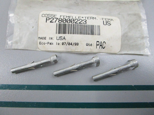 NEW (LOT OF 3) 278000223 Ski-Doo Female Terminal 0810