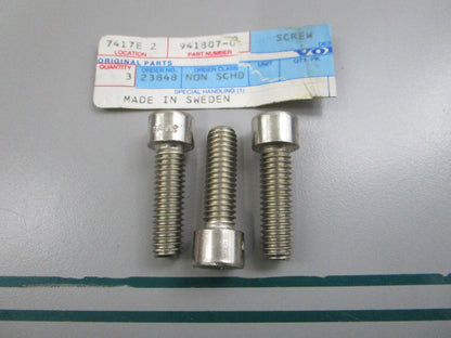 NEW OEM (LOT OF 3) 941807 Volvo Penta Hex Screw Socket 0810