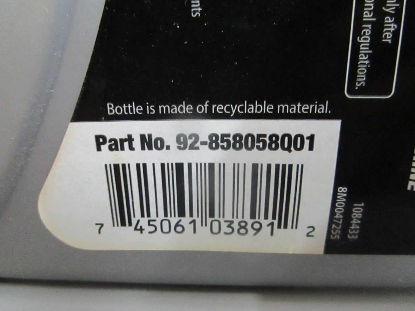 *NEW OEM* 0820 Mercury Quicksilver Premium Gear Lube 92-858058Q01