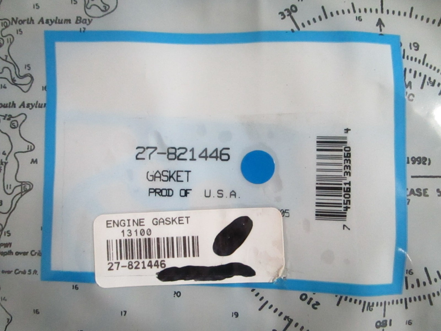 NEW OEM 27-821446 Mercury Quicksilver Gasket 0820