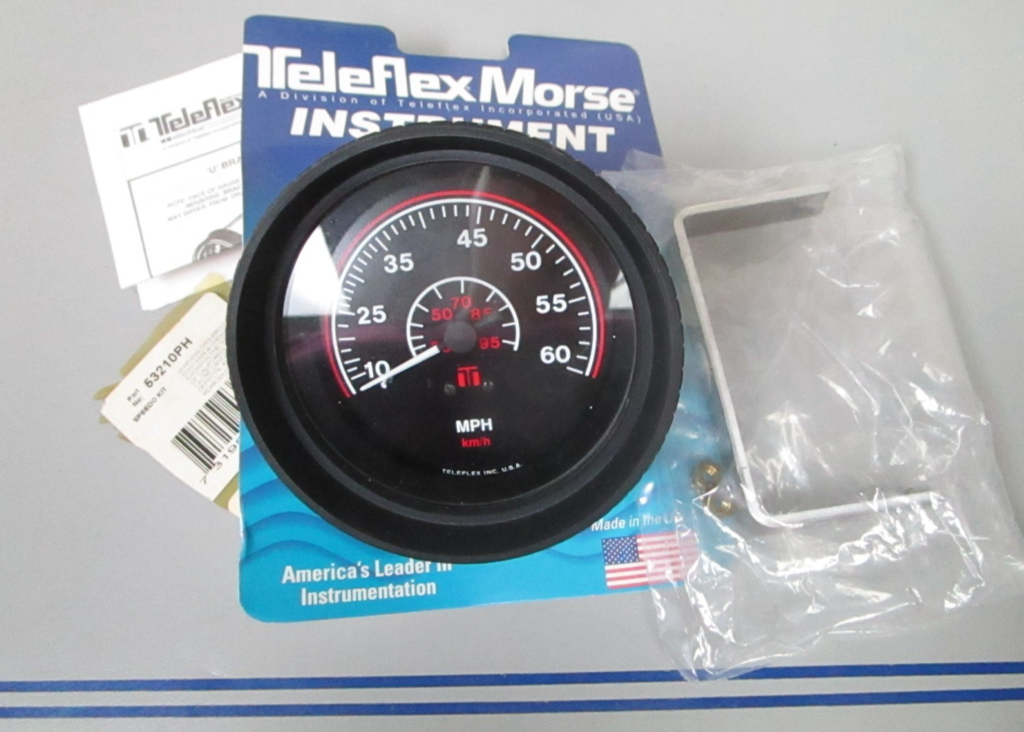 *NEW OEM* 0720 Teleflex 60 MPH Speedometer 53210PH 53210P
