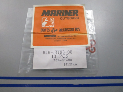 NEW OEM (LOT OF 10) 646-14198-00 27-80327M Mercury Yamaha Gasket 0810