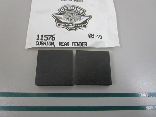 NEW OEM 11576 Harley Davidson 2 Rear Fender Cushion Set 0810