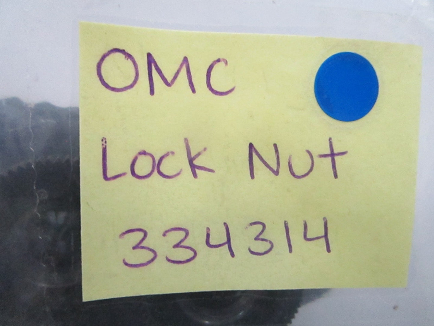 *NEW OEM* (LOT OF 2) 0810 OMC Johnson Evinrude Lock Nut 334314 0334314