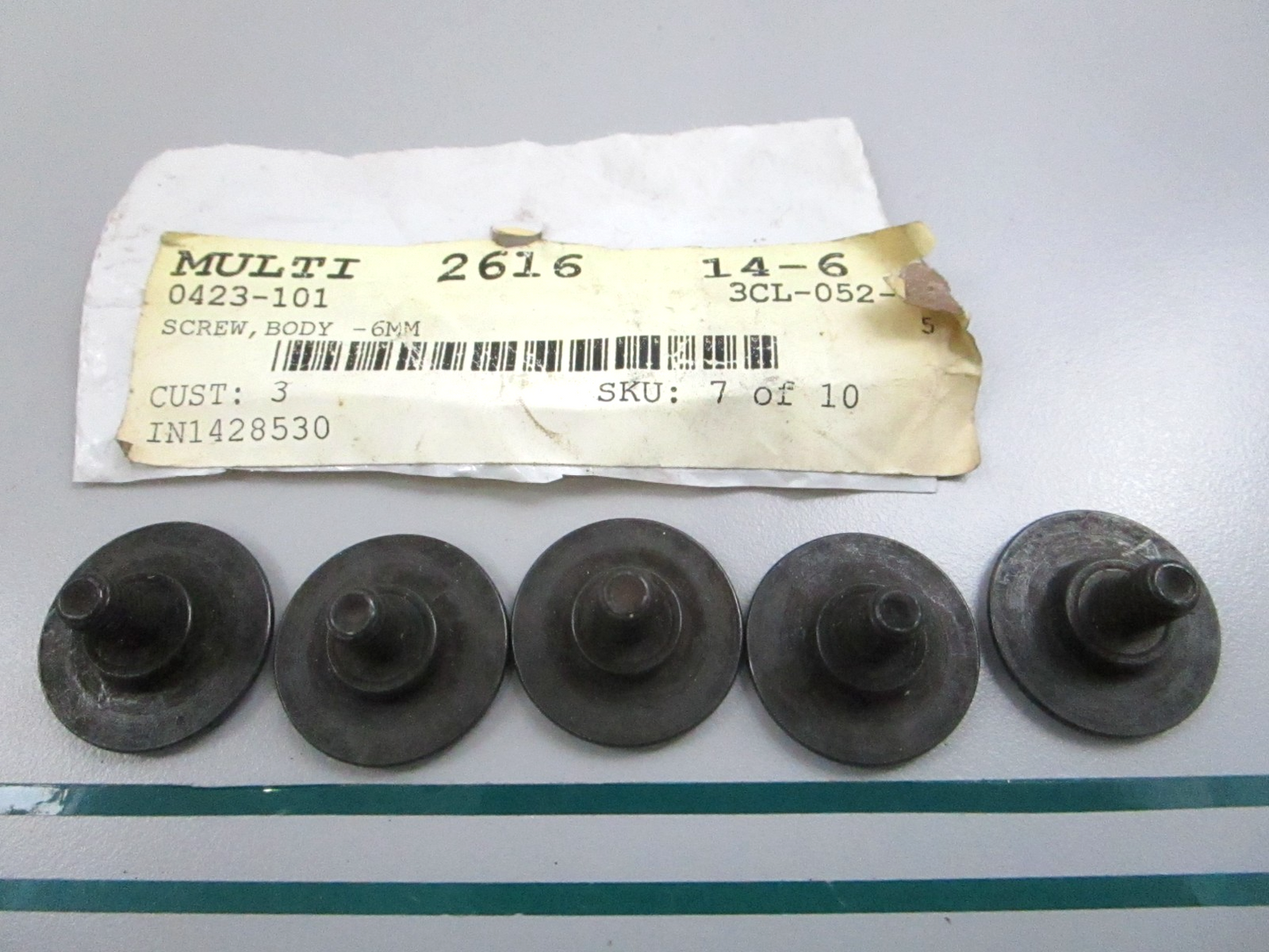 Arctic Cat NEW OEM Body Screw 6MM 0423-101 ATV NOS (LOT OF 5) 0810