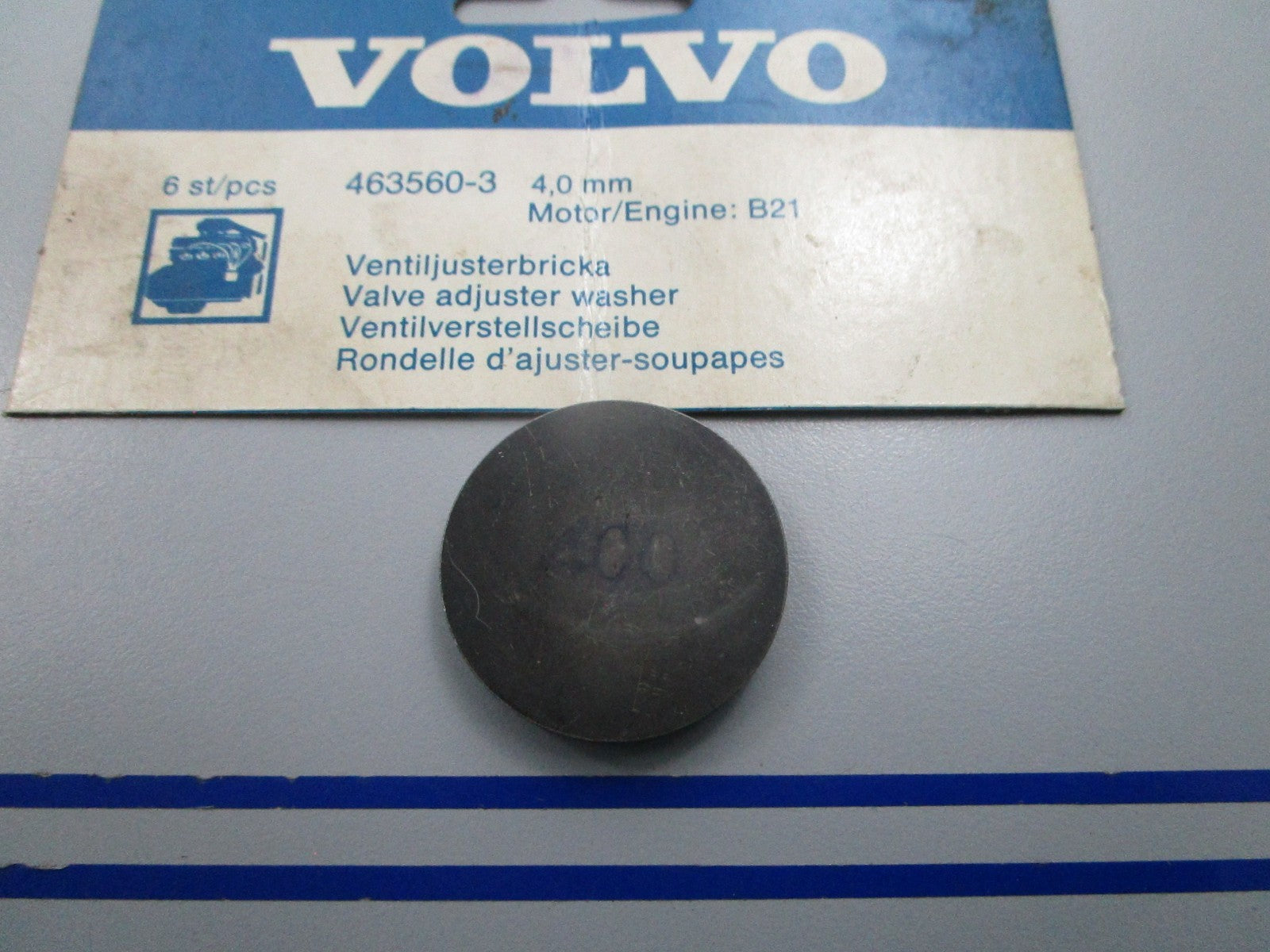 NEW OEM 463560 Volvo Penta 4.0mm Adjusting Washer 0810