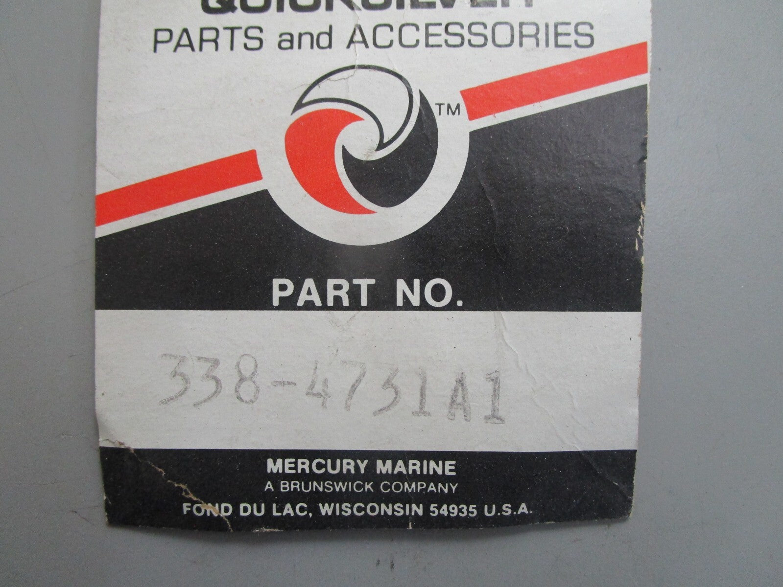 *NEW OEM* 0820 Mercury Quicksilver Trigger 338-4731A1