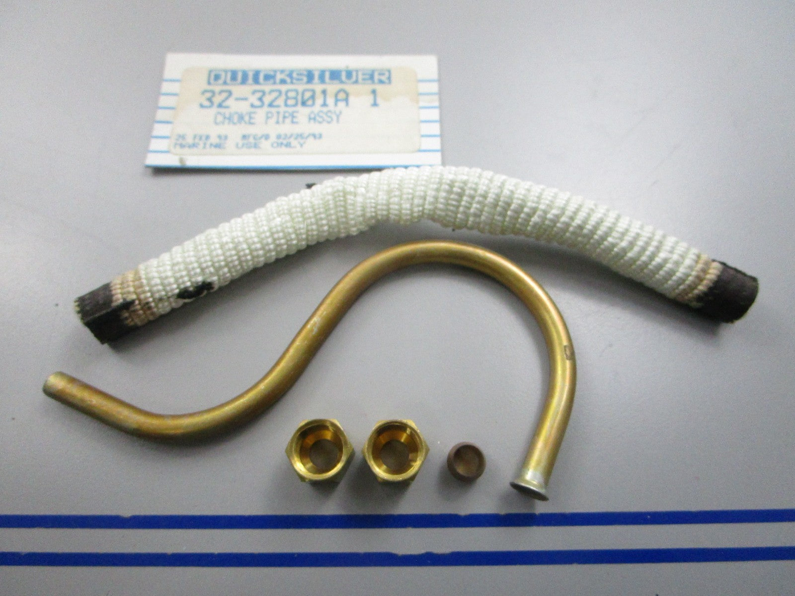 NEW OEM 32-32801A1 Mercury Quicksilver Choke Pipe Assembly 0810